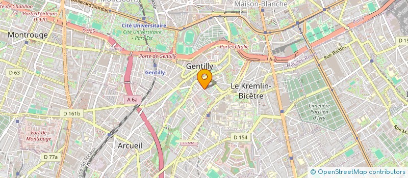 localisation de l'entreprise L.S.R. à GENTILLY