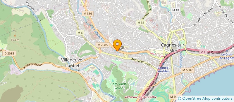 localisation de l'entreprise L & S RIVIERA MULTISERVICES 06 à CAGNES-SUR-MER