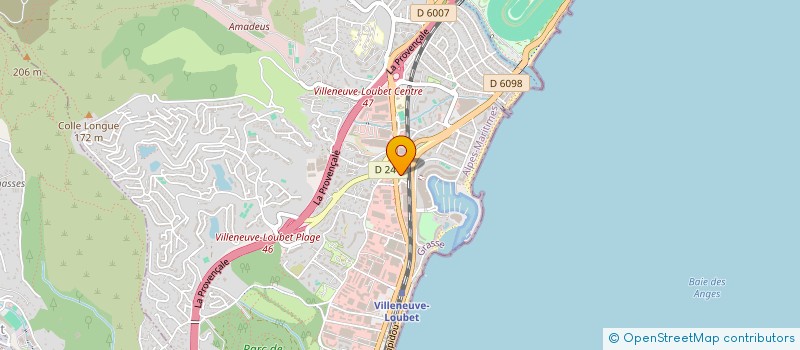 localisation de l'entreprise L.S.S à VILLENEUVE-LOUBET