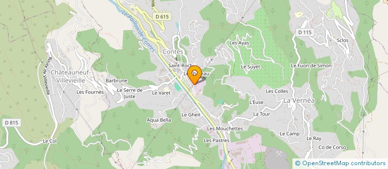 localisation de l'entreprise L.S.T. AUTOMOBILES à CONTES