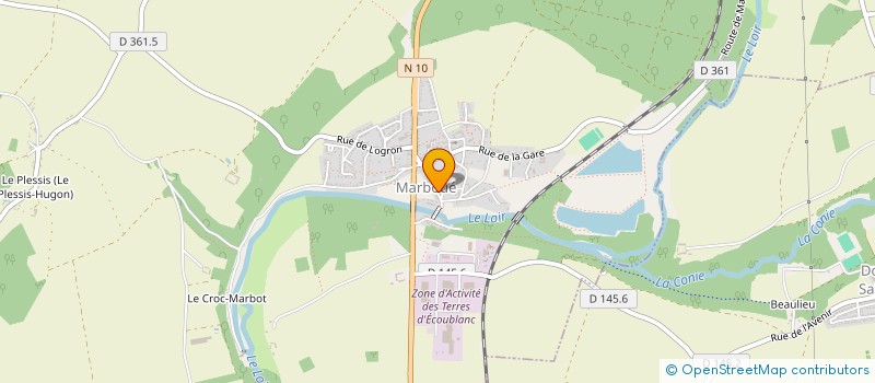 localisation de l'entreprise L.S.T. BAT à MARBOUE