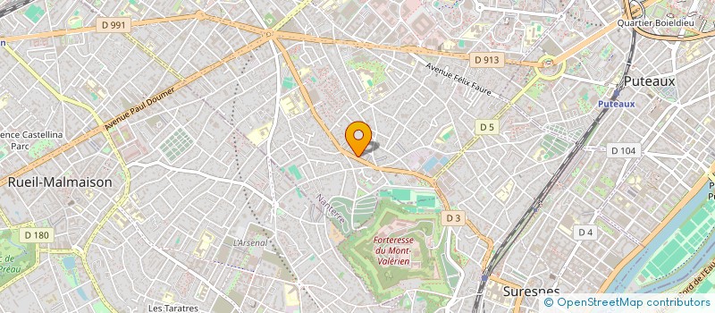 localisation de l'entreprise L.S.T. BATIMENT à NANTERRE