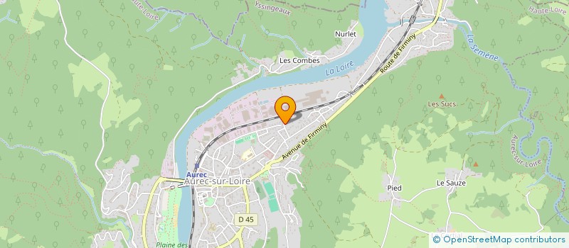 localisation de l'entreprise L.S.T. ELECTRONIQUE à AUREC-SUR-LOIRE
