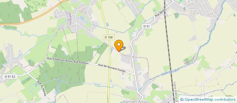 localisation de l'entreprise L.S.T.P  HAM-EN-ARTOIS