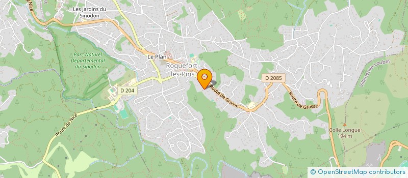 localisation de l'entreprise L & S TRANSPORTS à ROQUEFORT-LES-PINS