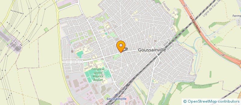 localisation de l'entreprise L.S.V. à GOUSSAINVILLE