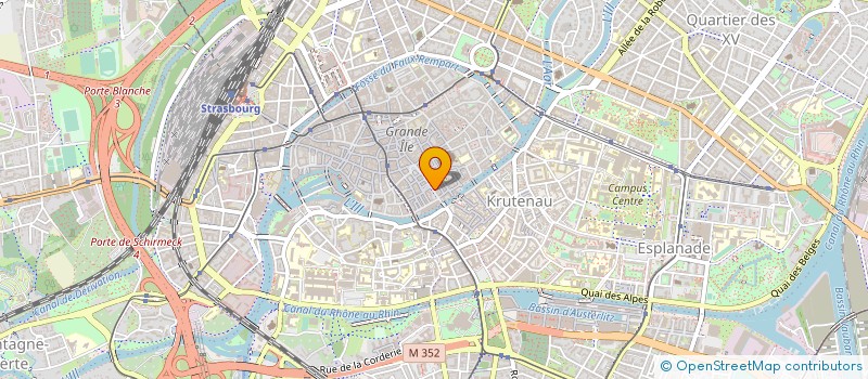 localisation de l'entreprise L. SCHOTT ET COMPAGNIE à STRASBOURG