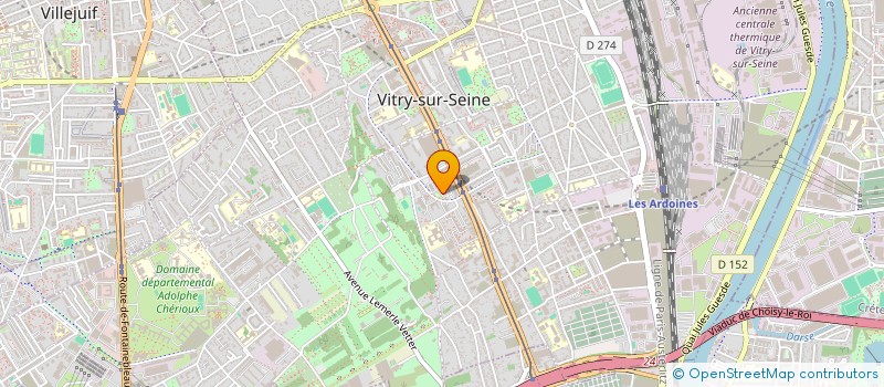 localisation de l'entreprise L'SDM à VITRY-SUR-SEINE