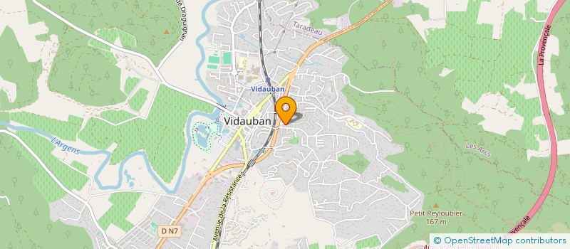 localisation de l'entreprise L.SIMONIN MULTISERVICES  VIDAUBAN