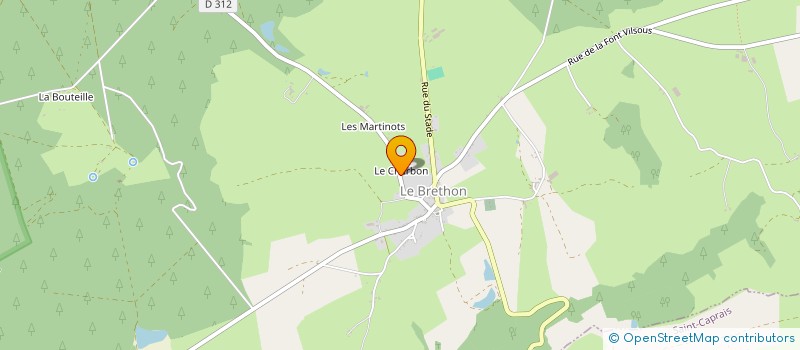 localisation de l'entreprise L'SM DANSER  LE BRETHON