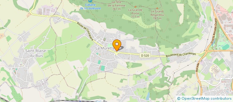 localisation de l'entreprise L.SNABRE MACONNERIE  LA MURETTE