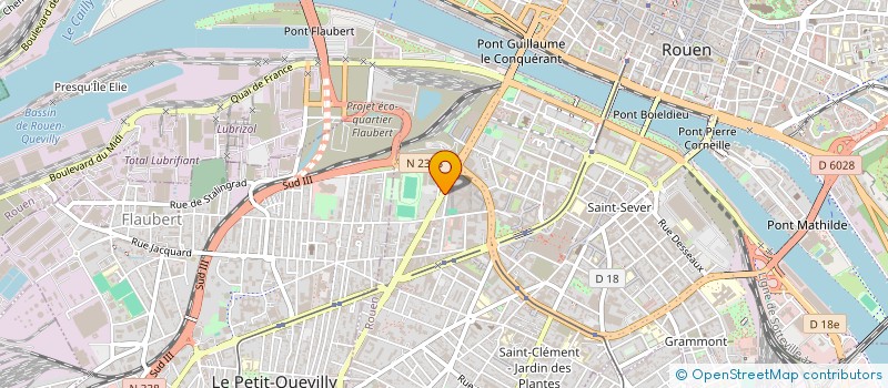 localisation de l'entreprise L SOLUTIONS à ROUEN