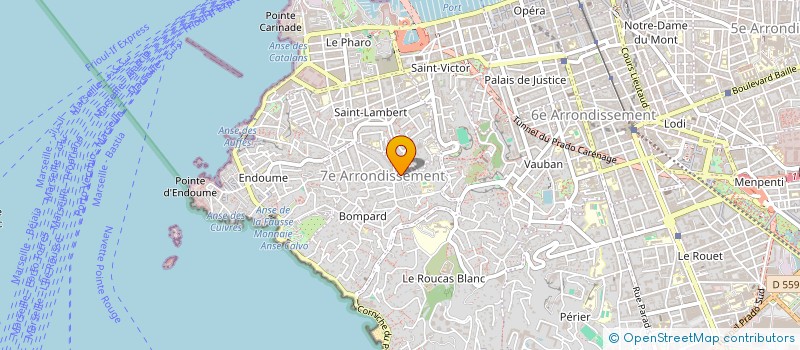 localisation de l'entreprise L SONGE à MARSEILLE