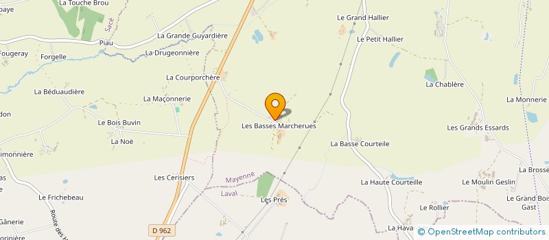 localisation de l'entreprise L'SPRINT COMPETITION  MARTIGNE-SUR-MAYENNE