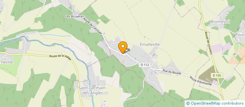 localisation de l'entreprise L T 3 D  EMALLEVILLE