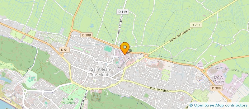 localisation de l'entreprise L.T  SAINT-JEAN-DE-MONTS