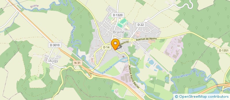 localisation de l'entreprise L/T  BRAINE