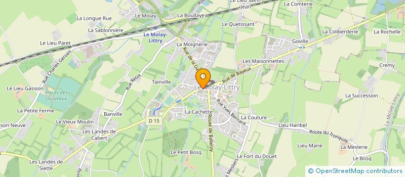 localisation de l'entreprise L.T. à LE MOLAY-LITTRY