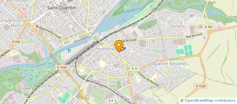 localisation de l'entreprise L&T  SAINT-QUENTIN