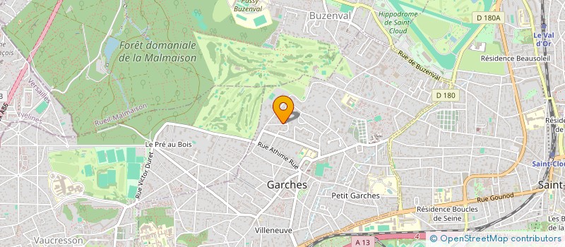 localisation de l'entreprise L T A à GARCHES