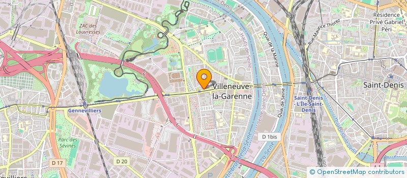 localisation de l'entreprise L.T.A BAT à VILLENEUVE-LA-GARENNE