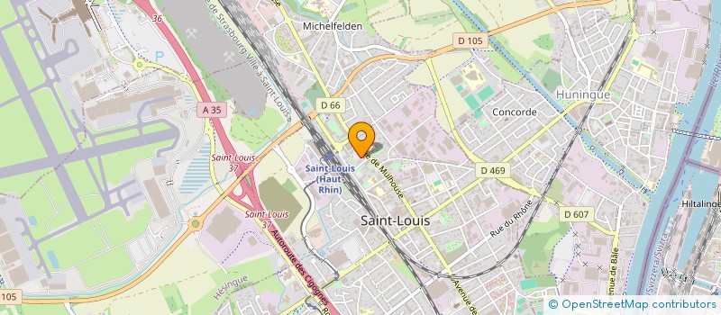 localisation de l'entreprise L.T.A. SARL à SAINT-LOUIS