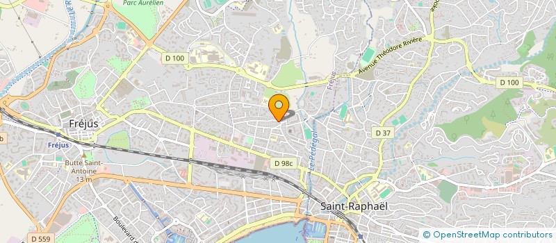 localisation de l'entreprise L.T AGENCY à FREJUS