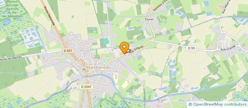 localisation de l'entreprise L T AUTOMOBILES à MARCHIENNES