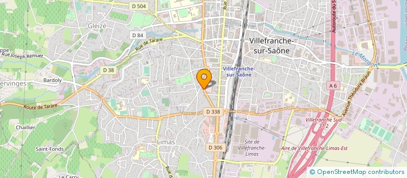 localisation de l'entreprise L.T. AUTOS à VILLEFRANCHE-SUR-SAONE