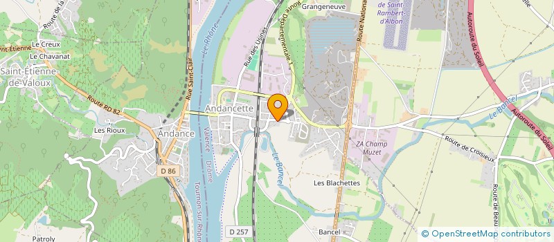 localisation de l'entreprise L.T BATIMENT  ANDANCETTE