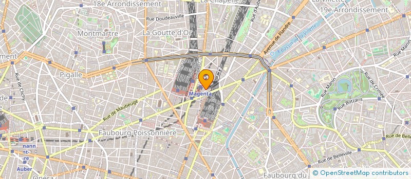 localisation de l'entreprise L.T.C.  PARIS