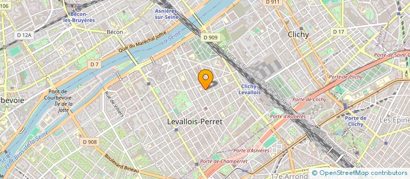 localisation de l'entreprise L.T.C. à LEVALLOIS-PERRET