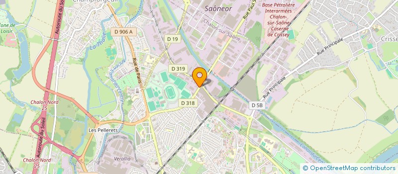 localisation de l'entreprise L.T.C.SARL  CHALON-SUR-SAONE