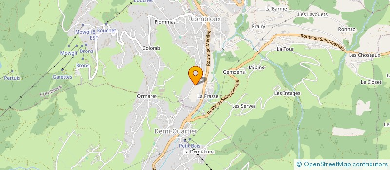 localisation de l'entreprise L.T COUVERTURE ZINGUERIE  COMBLOUX