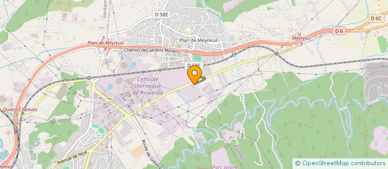 localisation de l'entreprise L.T. CREATION  MEYREUIL