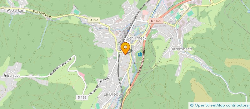 localisation de l'entreprise L.T.D.O. IMMO  LA BROQUE