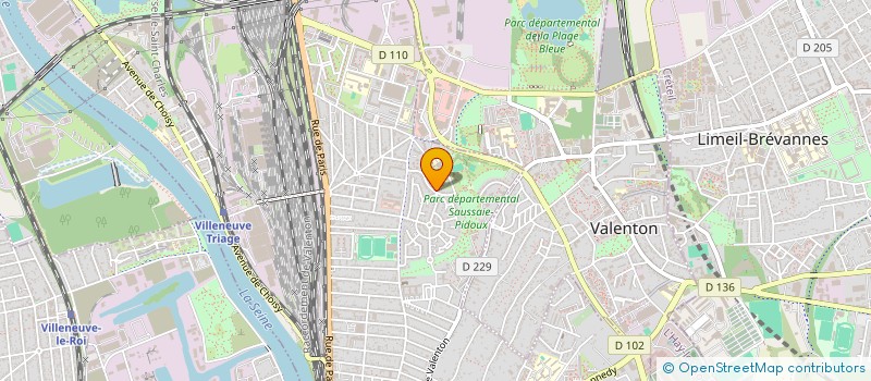 localisation de l'entreprise L.T.E  VILLENEUVE-SAINT-GEORGES