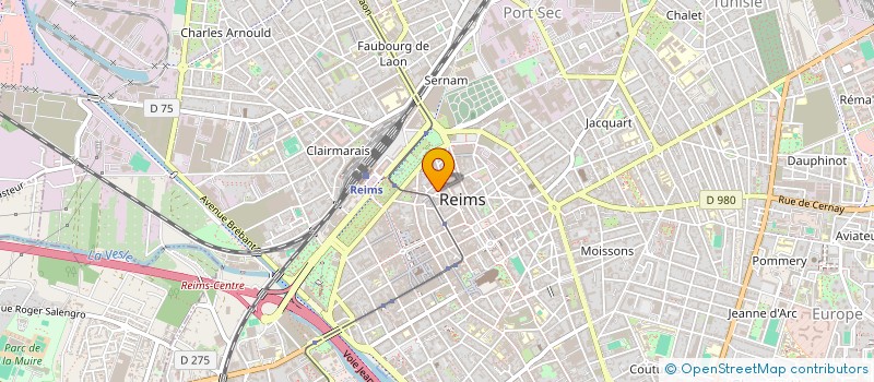 localisation de l'entreprise L.T.E  REIMS