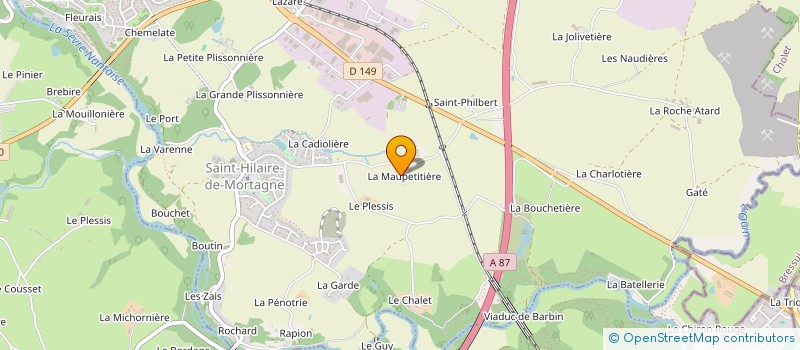 localisation de l'entreprise L.T.E. SOLAIRE  MORTAGNE-SUR-SEVRE