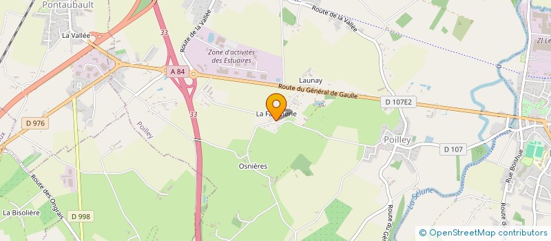 localisation de l'entreprise L.T. HOLDING  POILLEY