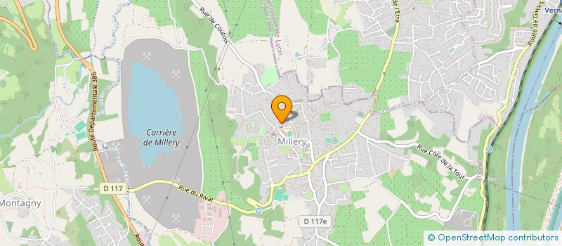 localisation de l'entreprise L.T.I. CONCEPT  MILLERY