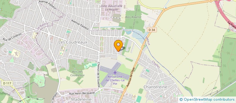 localisation de l'entreprise L T INCENDIE à CHELLES