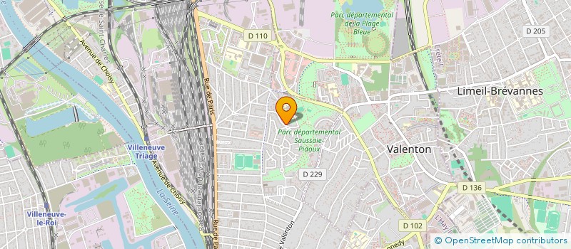 localisation de l'entreprise L T L EXPRESS à VILLENEUVE-SAINT-GEORGES