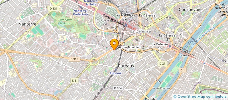 localisation de l'entreprise L.T LEV  PUTEAUX