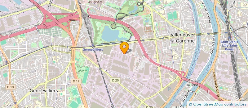 localisation de l'entreprise L T M 3 à GENNEVILLIERS