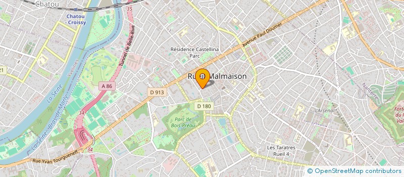 localisation de l'entreprise L.T.M. à RUEIL-MALMAISON