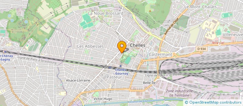 localisation de l'entreprise L.T.M.B.Z - LA TELEPHONIE SUR MESURE  CHELLES