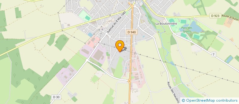 localisation de l'entreprise L.T.M.D.  AUBIGNY-SUR-NERE