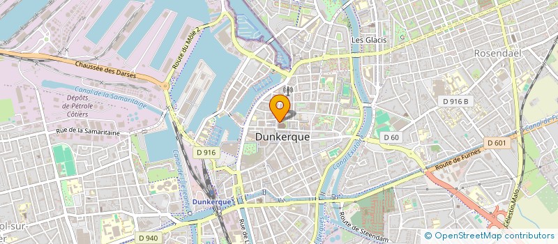 localisation de l'entreprise L.T.P. à DUNKERQUE