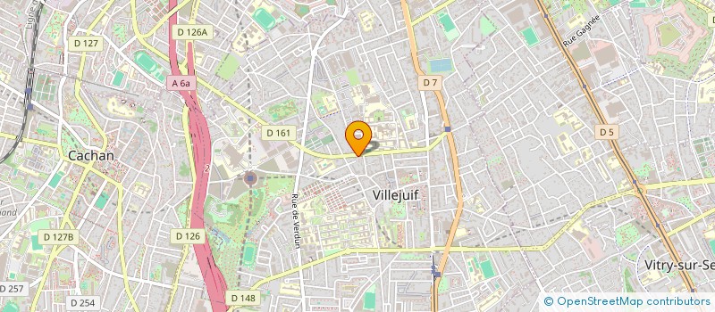 localisation de l'entreprise L.T.P SERVICES à VILLEJUIF